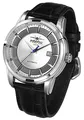 FIREFOX FFSL505-104 Silber Glasboden Automatikuhr NH35 Lederarmband Dornschließe 10 ATM wasserdicht