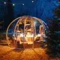 astreea® Igloo Max Model M aus hochwertigen Aluminium 6063 und UV Polycarbonat, sorgt für effizienten Schutz vor Sonne, Regen, Wind & Schnee - Outdoor Wintergarten, Pavillon für Privat und Events