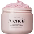 Arencia Fresh Rosehip Rice Mochi Cleanser – Sanftes Peeling 2-in-1 Gesichtsreinigungsmittel & Maske mit Hagebutte, Aloe Vera & Kamille für Alle Hauttypen, 120 g