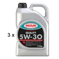 15 Liter 3x5 Kanister Motorenöl SAE 5W30 Meguin Quality 5w 30 MB 229.5 A3 B4
