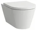 Laufen Wand-WC, Kartell, Silent Flush, Tiefspüler, spülrandlos, 545x370x350mm, weiß, 1 Stk.