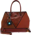 Gabs Leder Schultertasche Rioko Momu Sendai Black Shoulder Bag Bruciato braun