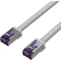 Flexline -Patchkabel cat. 6A S/FTP, hochflexibel, kurze Bauform, PIMF, 500MHz, grau, 3,0m (CAT6a, 3 m) (FL31-28040)