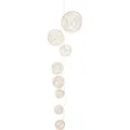 com-four® LED Lichterkette mit 8 Kugeln - Lichterkette mit LED-Licht - Dekorative Beleuchtung für Weihnachten, Geburtstag, Hochzeit oder Party