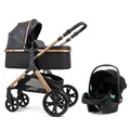 Pixini Kombi-Kinderwagen Arizona Kinderwagen 3in1 Set, gold