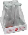 WECK 4T-766 Saftflasche 4er-Tray 1l mit Ringen und Klammern