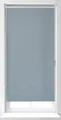 Relaxdays Thermorollo, ohne Bohren, Klemmfix, Kettenzug, 60x160 cm, Stoffbreite 56 cm, blickdichtes Klemmrollo, grau