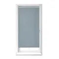 Relaxdays Thermorollo, ohne Bohren, Klemmfix, Kettenzug, 60x160 cm, Stoffbreite 56 cm, blickdichtes Klemmrollo, grau