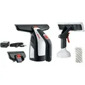 Bosch Home & Garden Akku-Fenstersauger GlassVAC, inkl. Sprühflasche und Microfasertuch schwarz