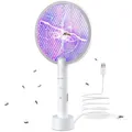 Elektrische Fliegenklatsche Insektenvernichter, 4000V Elektro Mückenklatsche ...