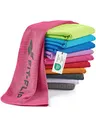 Fit-Flip Kühlendes Handtuch - Ice Cooling Towel und mikrofaser Kühltuch – kühlende Handtücher für Nacken und Hals - Airflip cool Towel für Fitness und Sport - Kühlhandtuch (rosa, 100x30cm)
