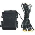 LED Lichterkette 24 LEDS Batterie Timer grünes Kabel warmweiß für innen und außen - Grün