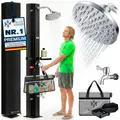 KESSER Solardusche, Solardusche 40- 60 Liter Solar Gartendusche warmes Wasser