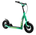 STAR SCOOTER Kinder Tret Roller ab 5 Jahre | City Kick Scooter Luftreifen Höhenverstellbar 10 Zoll New Gen | Grün