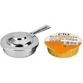 Till Pastenbrenner verchromt silber 1 Dose Brennpaste, Chrom, Metall - Silber