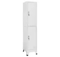 vidaXL Fächerschrank Schließfachschrank mit 2 Fächern 38x45x180 cm (1-St)