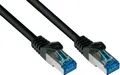 Good Connections Cat.6A Patchkabel SmartFLEX HF schw. 0,25m