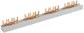 UNITEC 40021L Phasenschiene 3-phasig, 210 mm, 10 mm², isoliert