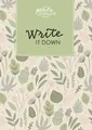 Write It Down - Nachhaltiges Notizbuch in A5 mit Hardcover und Pflanzen-Motiv