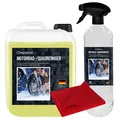 5 Liter Motorrad-/Quad Reiniger + Microfasertuch Motorradshampoo Motocross