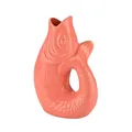Giftcompany - Vase, Karaffe - Monsieur Carafon - Fisch - Steingut - Farbe: Salmon - (BxTxH): 21 x 12 x 31 cm - Größe: L