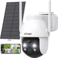 ieGeek ZY-C2 3MP Solar Akku 360° PTZ 2.4GHz WLAN PIR Farb-Nachtsicht 2-Wege-Audi
