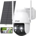ieGeek 2K Solar Überwachungskamera 360 PTZ