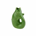 Gift Company Vase Monsieur Carafon XS, Dekovase in Fisch-Form Steingut Green Bay