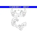 ATE Halter, Bremssattel 11023008111 für VAG
