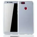 Huawei Honor 7X Handyhülle 360 Grad Schutz Full Cover Silber