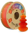 OVERTURE Filament PLA 1.75mm Verbessert, 3D Drucker PLA Filament 1kg Spule (2.2 LBS), Maßgenauigkeit ± 0.02mm für die Meisten FDM 3D Drucker (Tequila Sunrise)