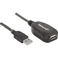 Manhattan USB-Repeater Kabel USB 2.0 A -> A St (20 m, USB 2.0) (150958)