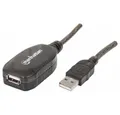 MANHATTAN Manhattan USB-Repeater Kabel 20m - USB 2.0 Elektro-Kabel, USB 2.0, USB 2.0, Robuste Bauweise