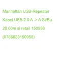 MANHATTAN USB-Repeater Kabel USB 2.0 A -> A St/Bu 20.00m si retail 150958 (07666