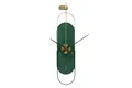 ONZENO Wanduhr THE GREEN PLANET. 20x90x1.8 cm (handgefertigte Design-Uhr)