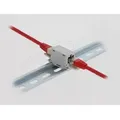 90768 - Delock RJ45 Kupplung Cat.6A Buchse zu Buchse mit Staubschutzklappe für Hutschien