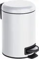 WENKO Kosmetik Treteimer Mod. Leman Weiß 3L, mit herausnehmbarem Einsatz