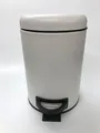 WENKO Kosmetikeimer Leman WEISS Abfalleimer 3 Liter Treteimer