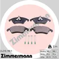 ZIMMERMANN 24310.190.1 BREMSBELAGSATZ, SCHEIBENBREMSE VORDERACHSE FÜR MERCEDES-B