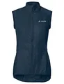 VAUDE Damen Fahrradweste Matera Air Vest, ultraleichte Windweste für den Radsport, wasserabweisende, winddichte Sportweste reflektierend, Passform: Slim fit, dark sea, 42