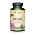 Vegavero Rapunzel | 120 Kapseln | Haar-Komplex mit Biotin, Zink, Selen, Vitamine