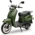 Motorroller Retro MiniMe 2.0 Mattgrün 50ccm 45 kmh Moped Scooter - Grün
