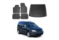OMAC Auto-Fußmatten Fußmatten & Kofferraumwanne Set für VW Caddy Life 2008-2011 Gummi (5 St), für VW Caddy Life 2008-2011 VW Caddy Life 2008-2011, Einfache Installation,Antirutsch,Leicht zu reinigen