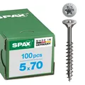 Universalschraube aus Edelstahl rostfrei A2, 5,0 x 70 mm, 100 Stück, TSTAR pl...