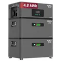 XORO SOLAR Atlas-E, 4800 Wh AC-gekoppelter Solarspeicher für Balkonkraftwerk und Dachanlagen, 2400W Lade-/Entladeleistung, Notstrom, IP65, App-gesteuert, erweiterbar auf 12 kWh