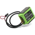 CELLONIC 1x Akku für Haustechnik Kompatibel mit Velux Integra Solar, KSX 100K, Integra, 865103 - (2000mAh, 10.8V) - Schwarz
