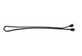 Comair 3150085 Haarklemmen Klassik, 24er Karte, 48 mm, schwarz