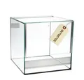 GarPet Terrarium Terrarium 30x30x30 cm Glas Reptilienbecken Mit Belüftung Und Falltür