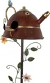 Clayre & Eef Gartenspieá 27x24x147 cm Rot Metall