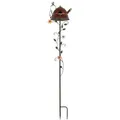Clayre&Eef Gartenstecker ''Vogelhaus'' in Braun - (B)27 x (H)147 x (T)24 cm